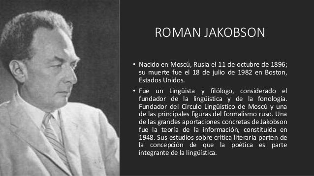 linguistica y poetica roman jakobson